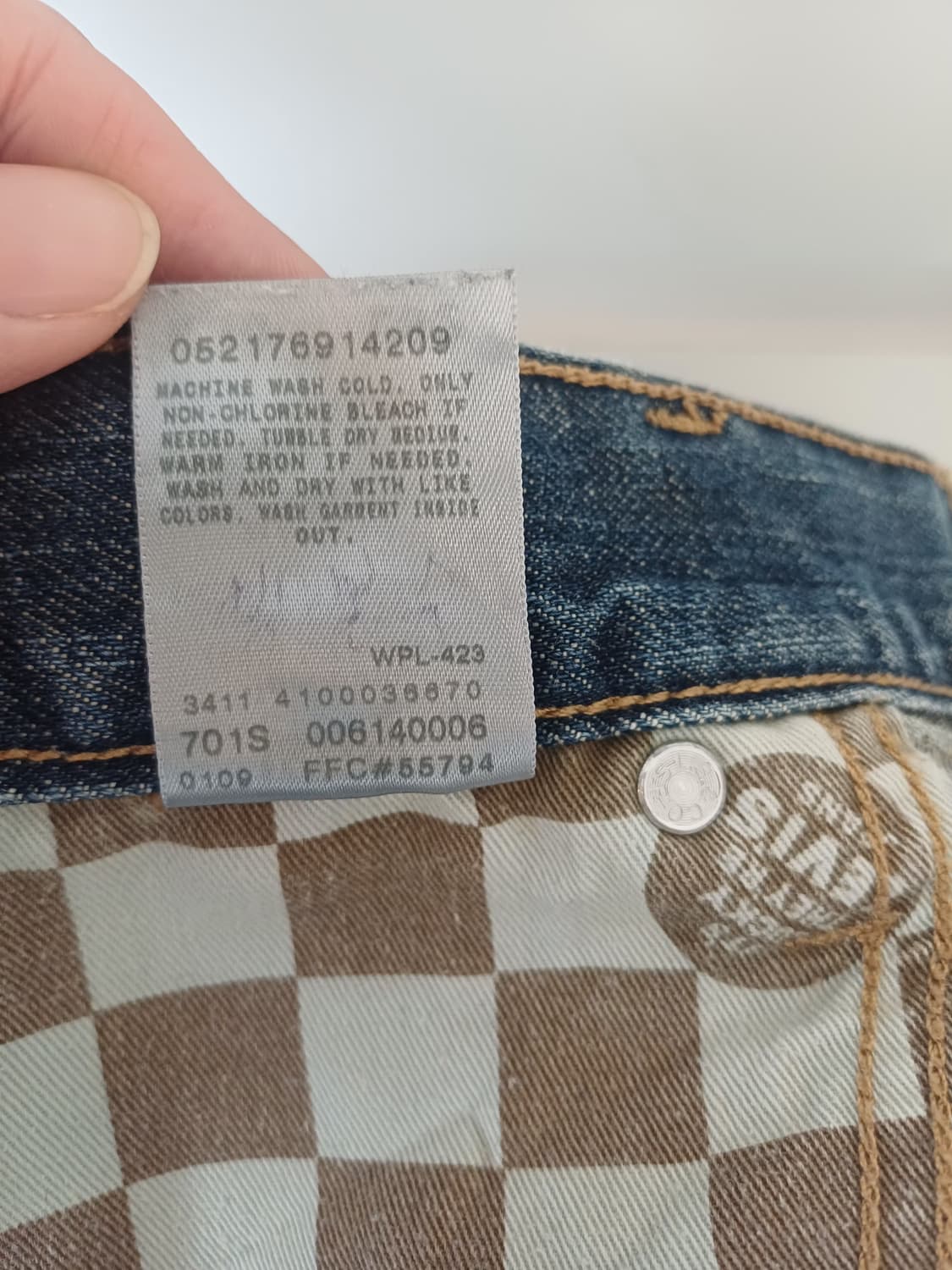 [W36] 리바이스 오리지널진 라인 514 스트레이트 (연청) 상품이미지9