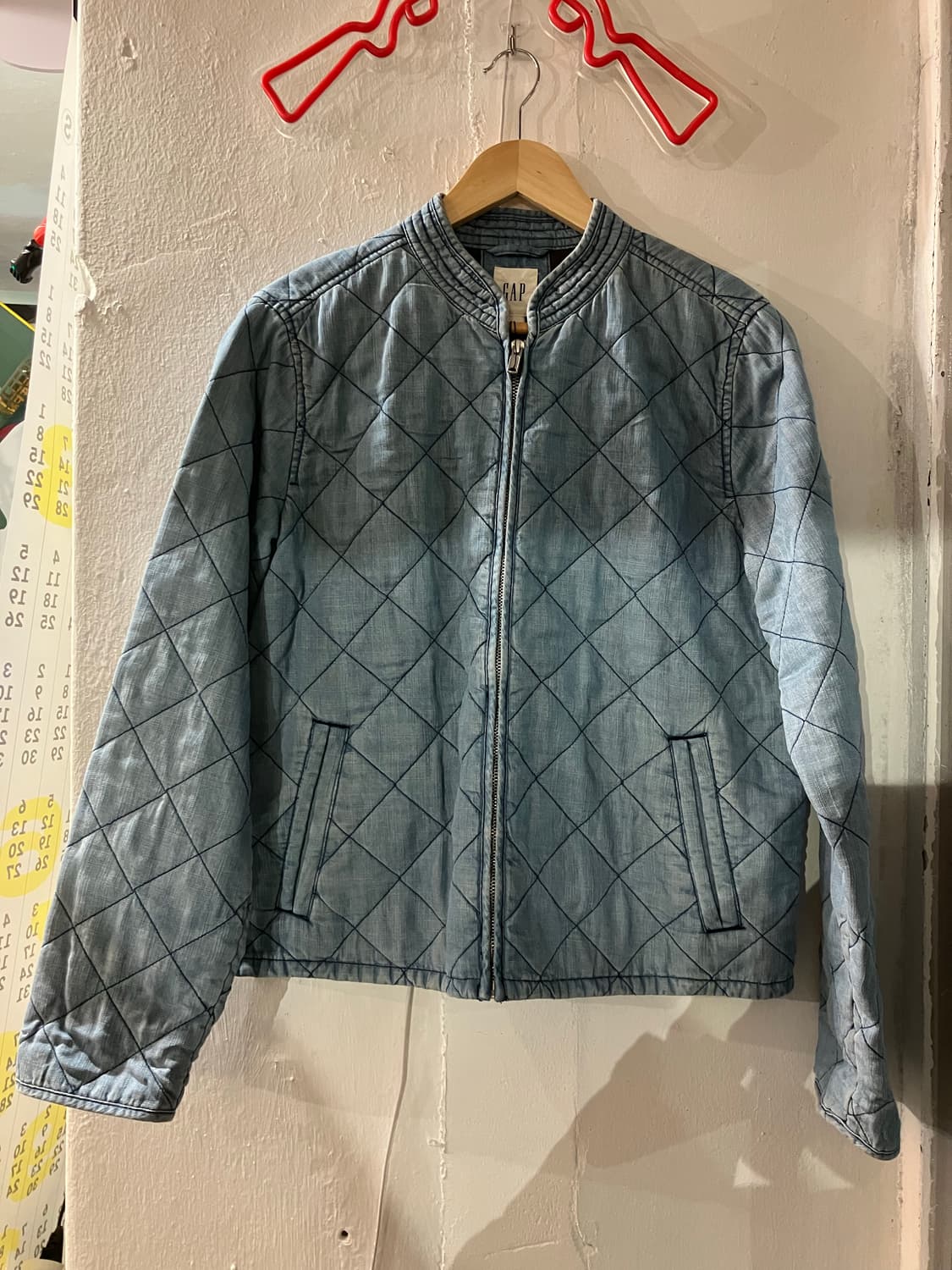 GAP 퀼팅 데님 자켓 M 상품이미지1
