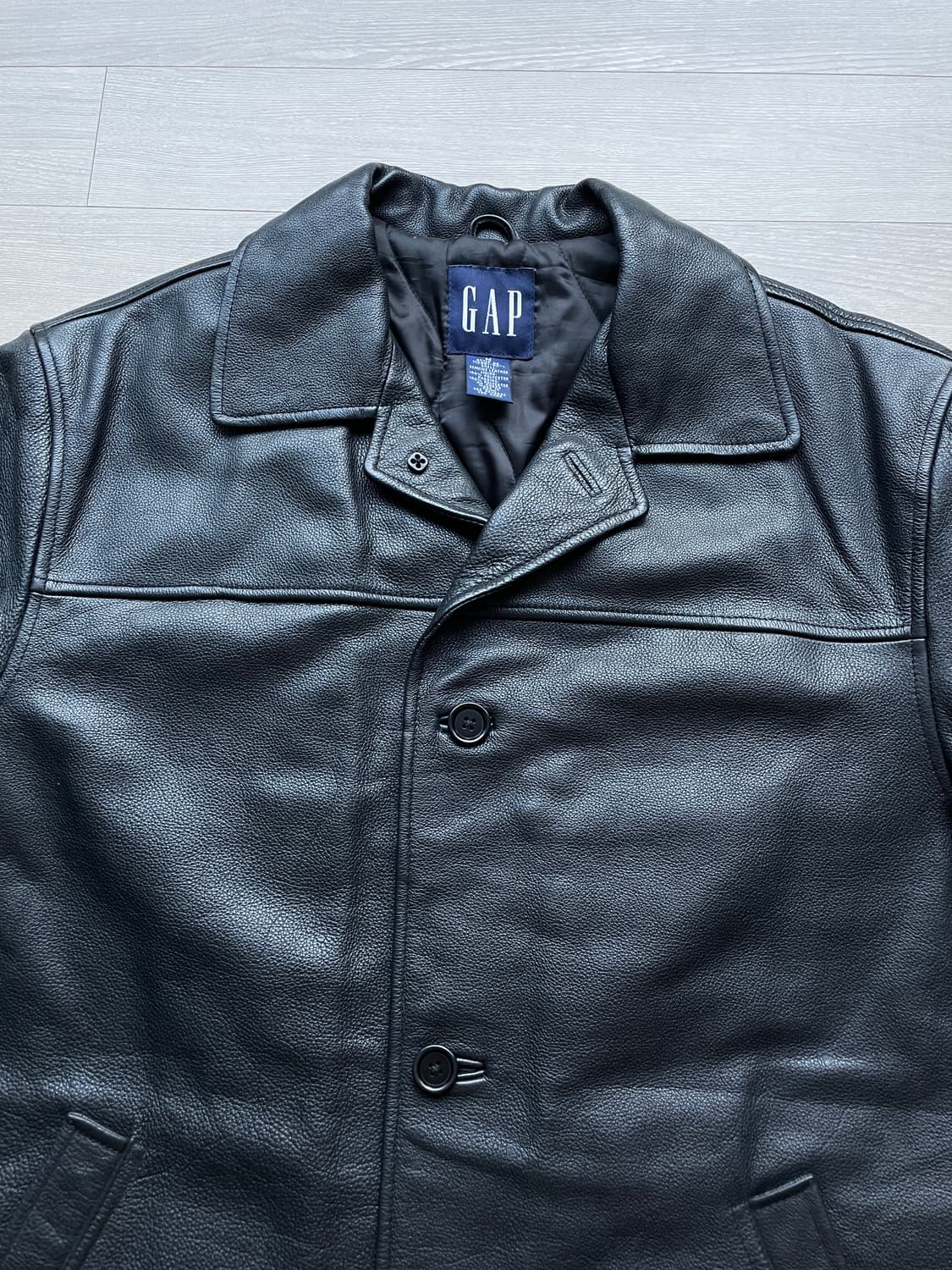 90s 올드갭 레더 카코트 gap carcoat 상품이미지4