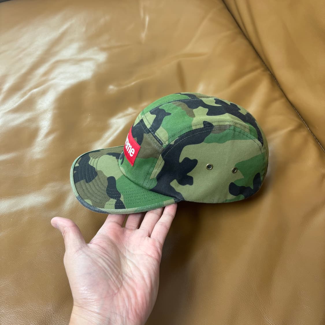 Supreme 슈프림 밀리터리 우드랜드 카모 캠프캡 모자 (Camo) 상품이미지4