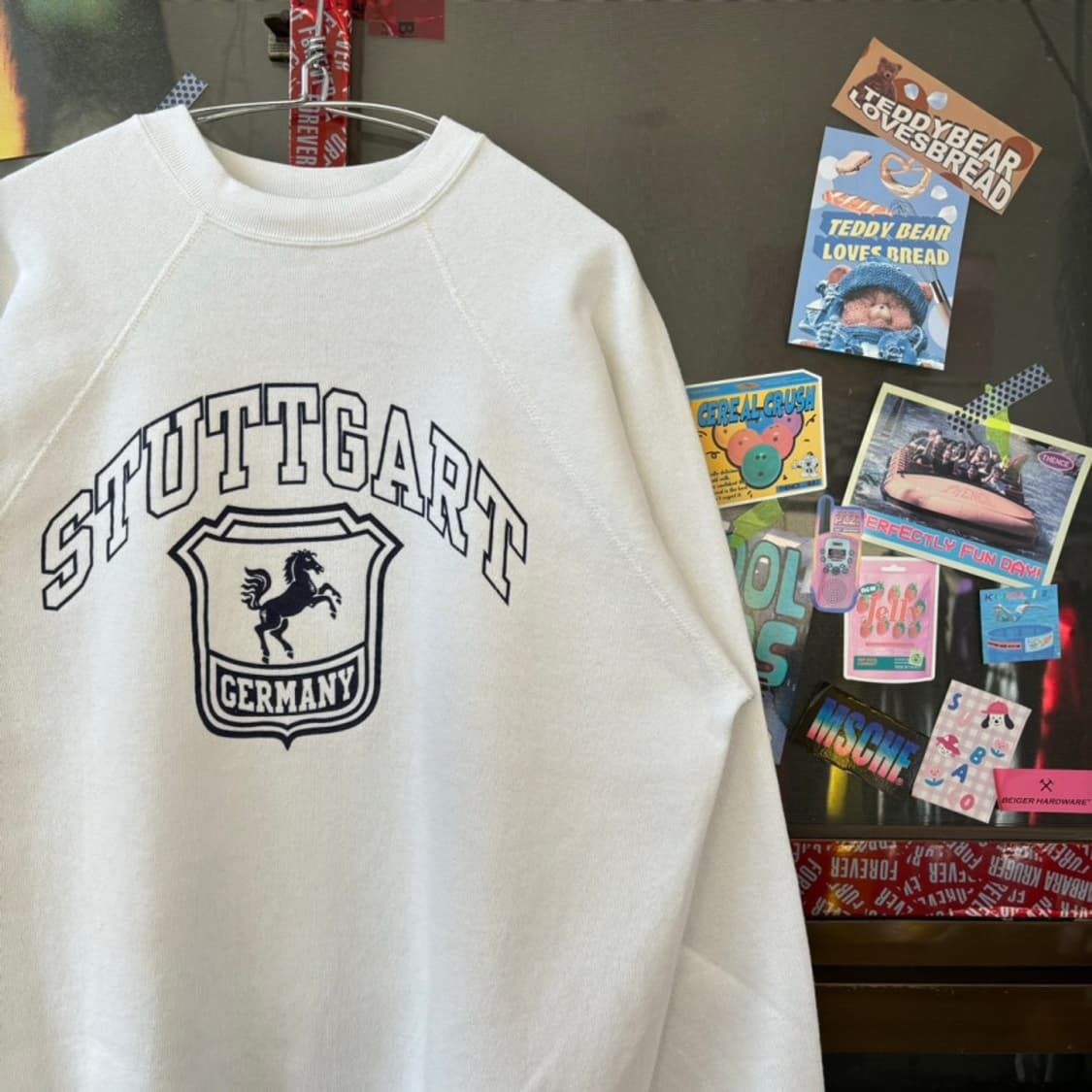 80s Emblem Of Stuttgart Sweatshirt 상품이미지3