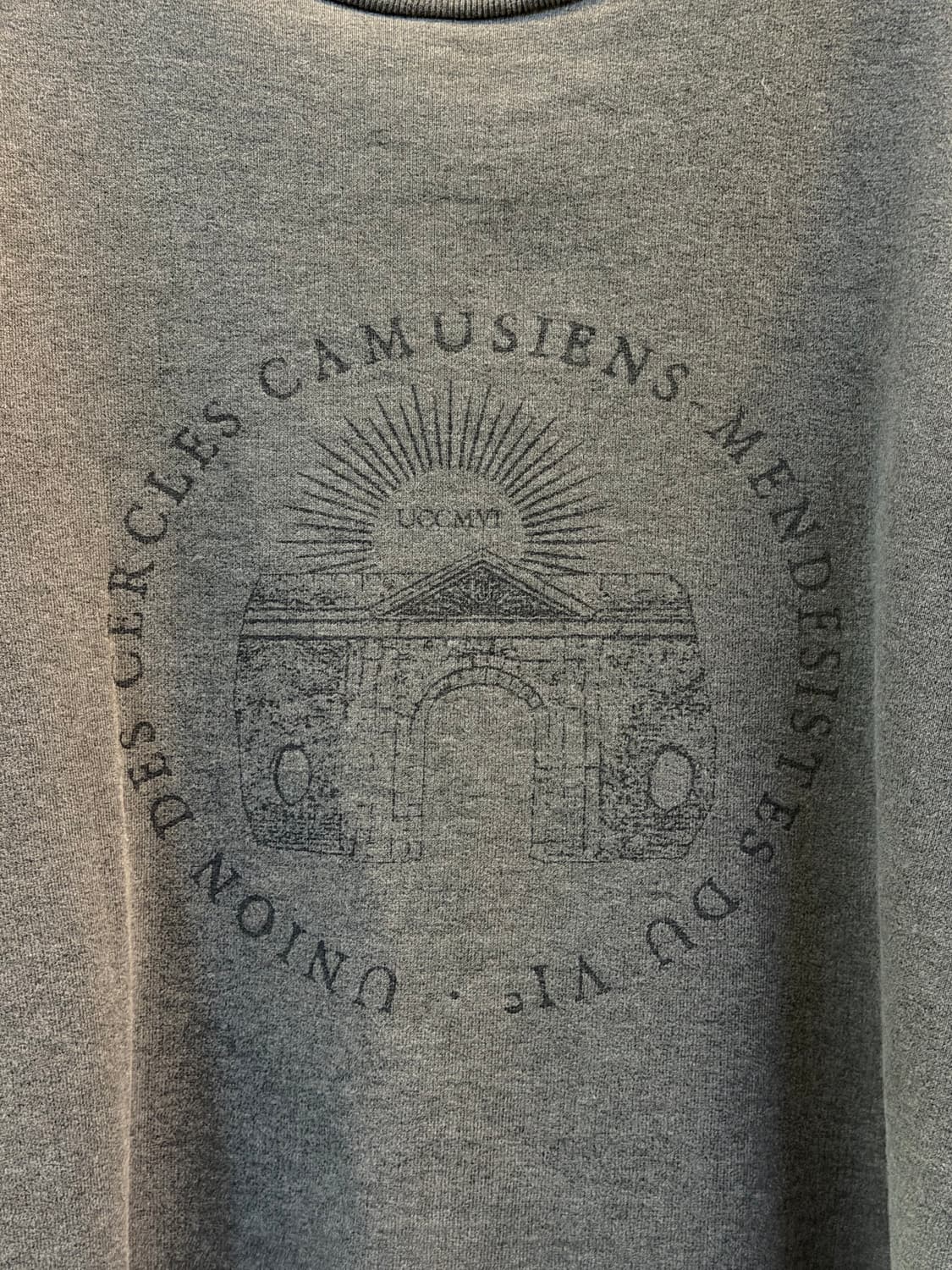 A.P.C. 그레이 맨투맨 스웻셔츠 XS 상품이미지3