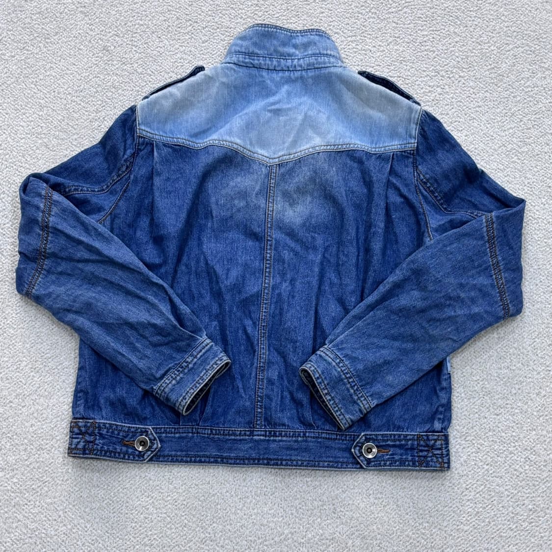 44 오즈세컨 패치워크 데님 자켓 0401E 상품이미지2