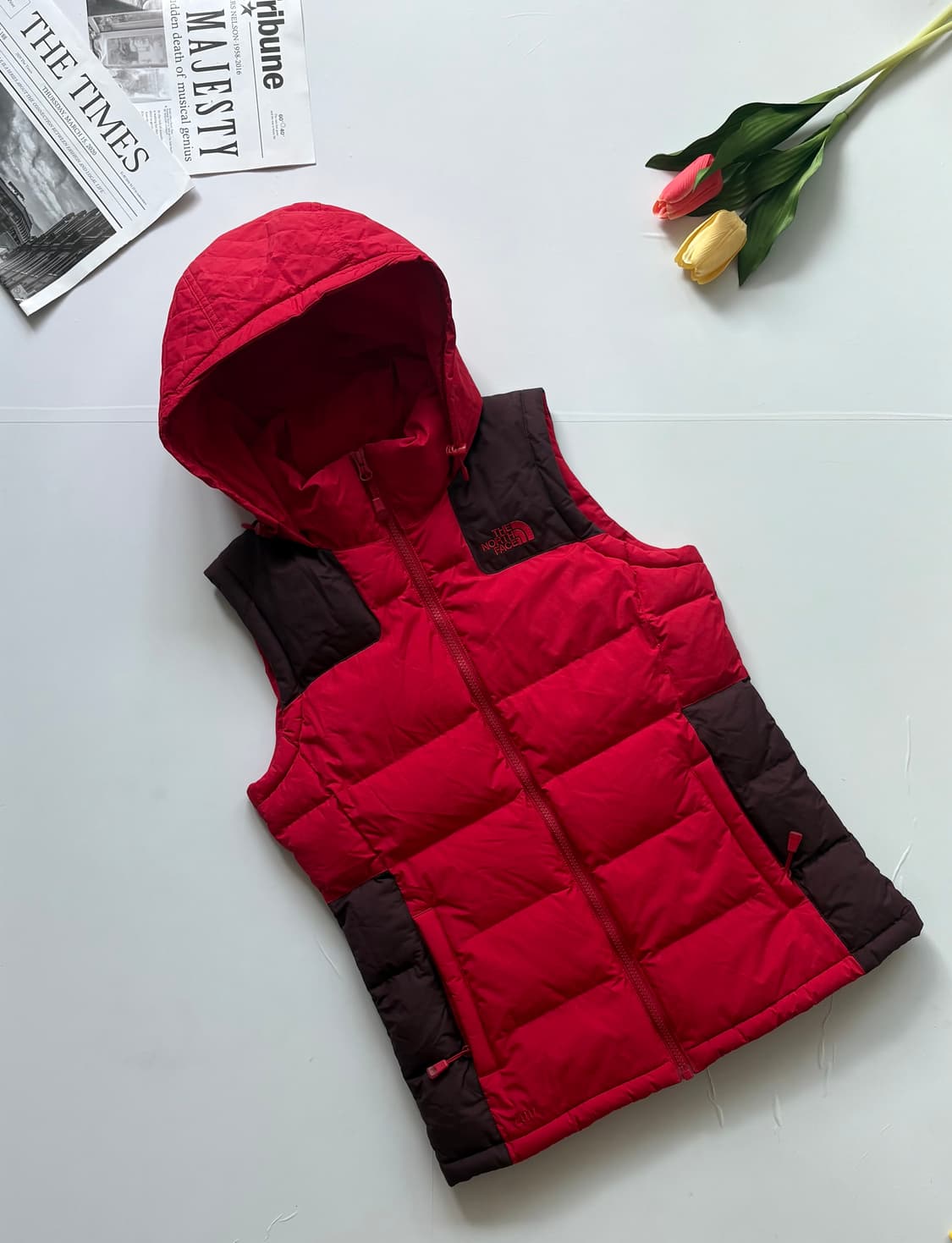 노스페이스 필파워 700 구스 패딩 조끼 상품이미지1