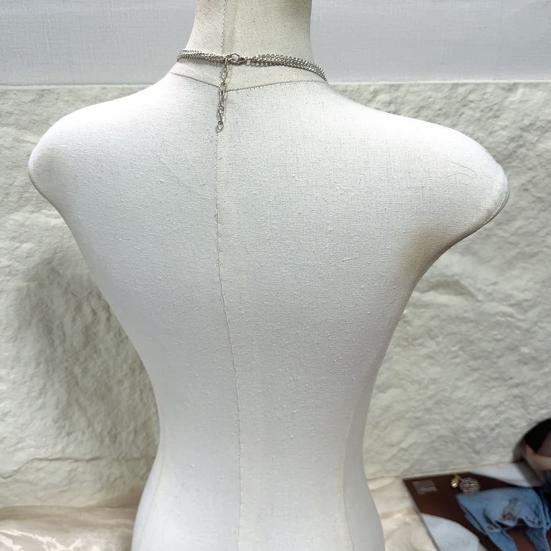 빈티지 중세  마테 링 쿠바체인 레이어드 목걸이 상품이미지3