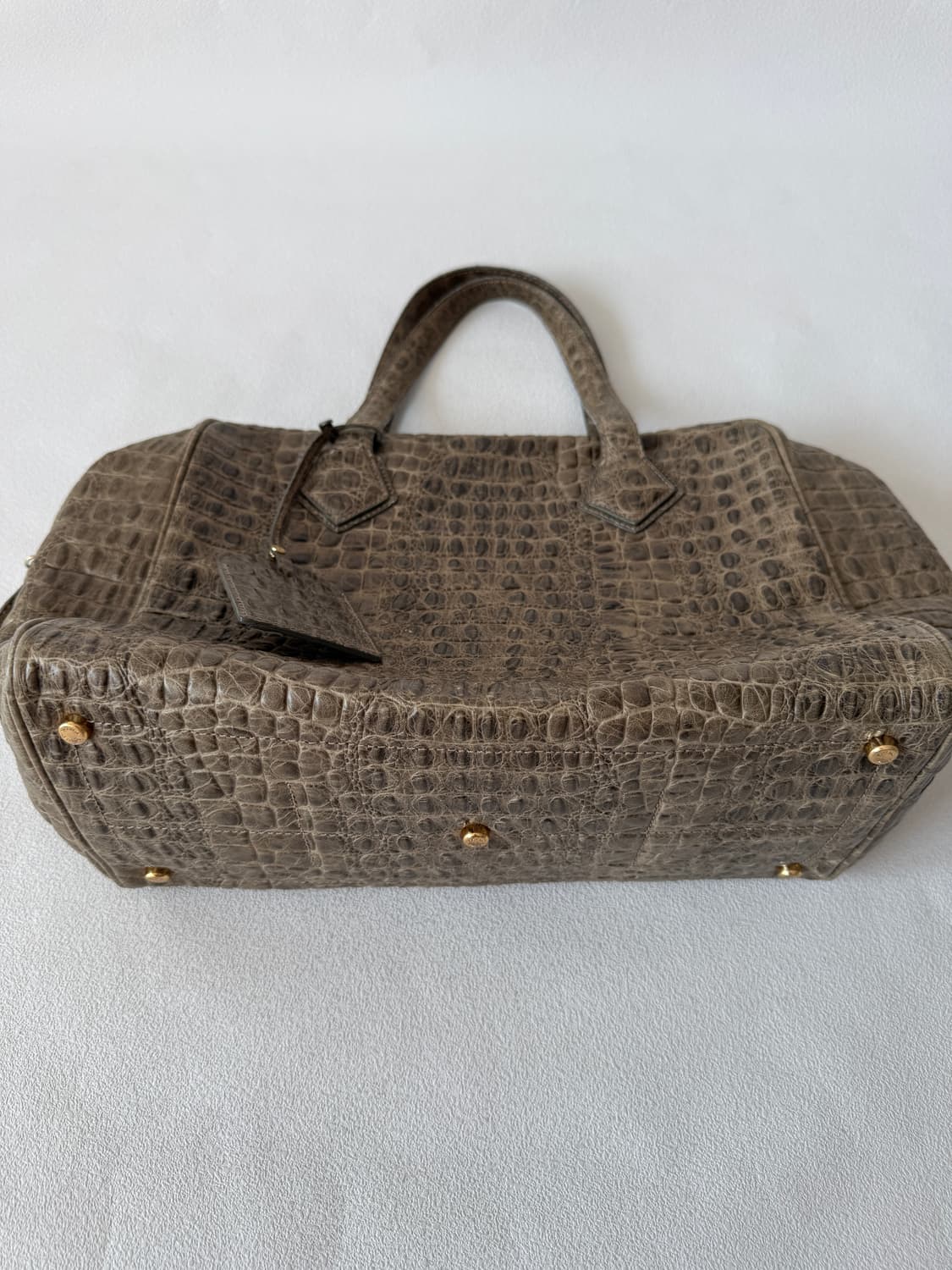 THAVMA 크록엠보 토트백(숄더 가능) 상품이미지4