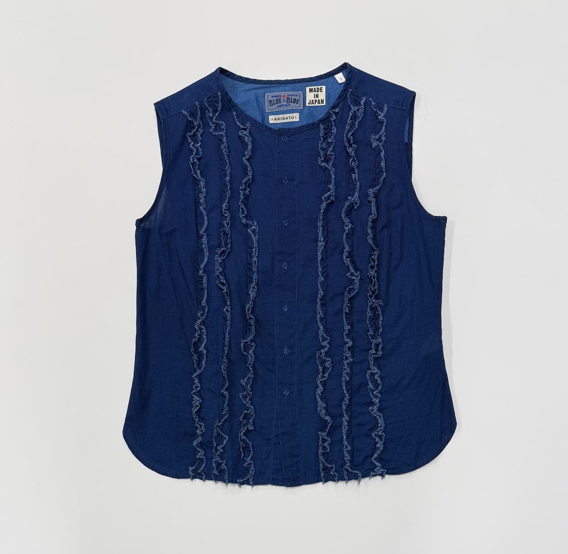 Blue blue japan indigo sleeveless 상품이미지2