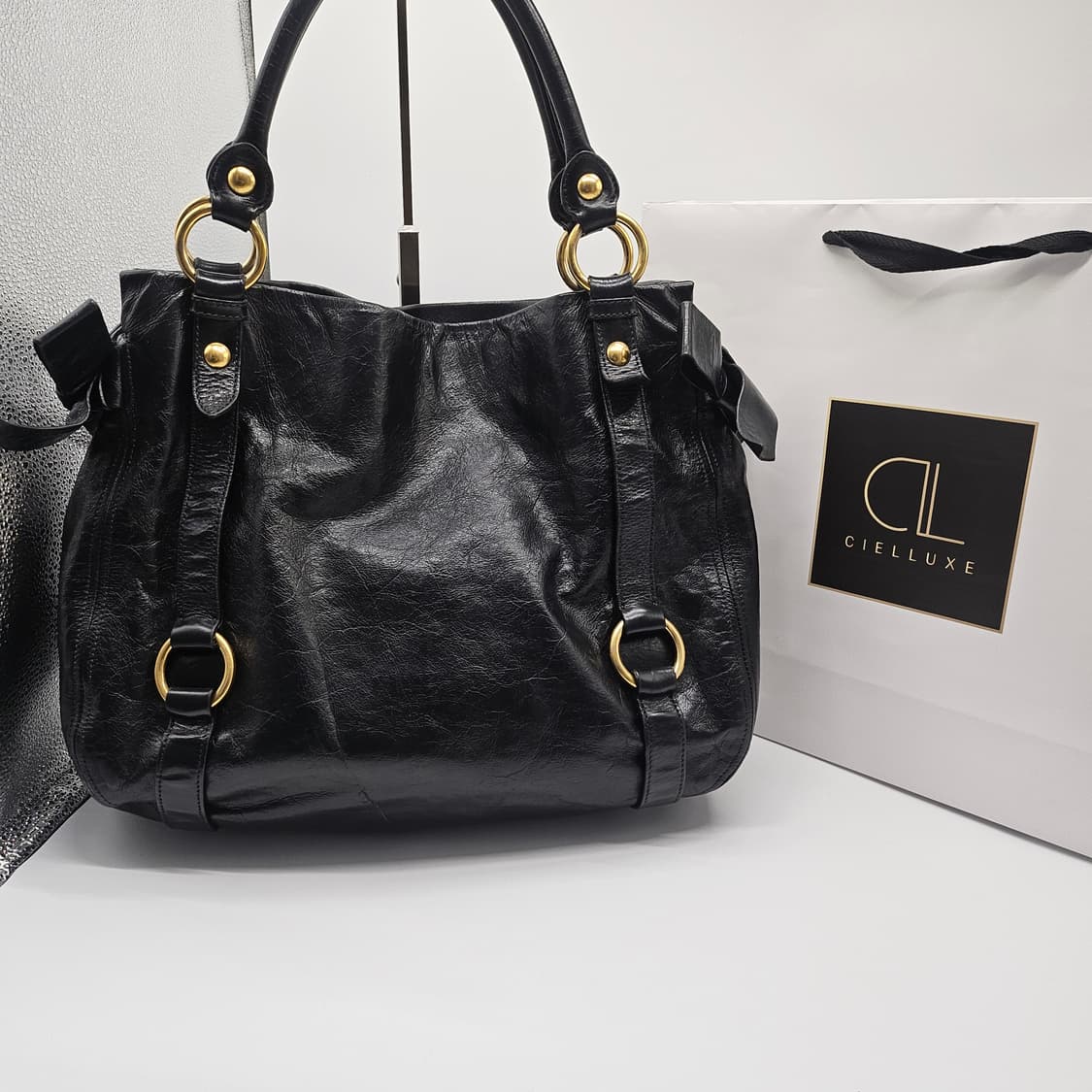 정품 미우미우 비텔로 럭스 숄더백 상품이미지1