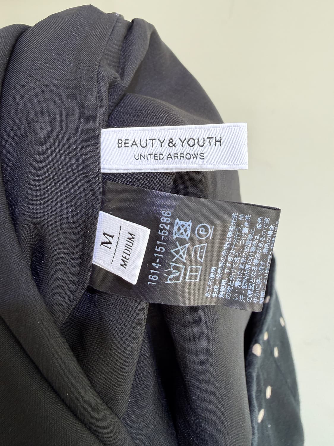 UNITED ARROWS  도트 와이드 팬츠  상품이미지5