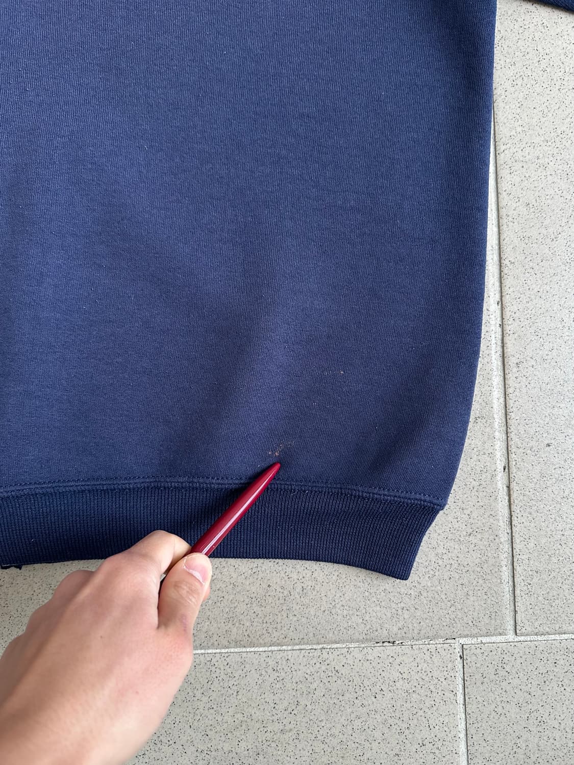 00s 빈티지 러셀 후드집업 네이비 XL 상품이미지8