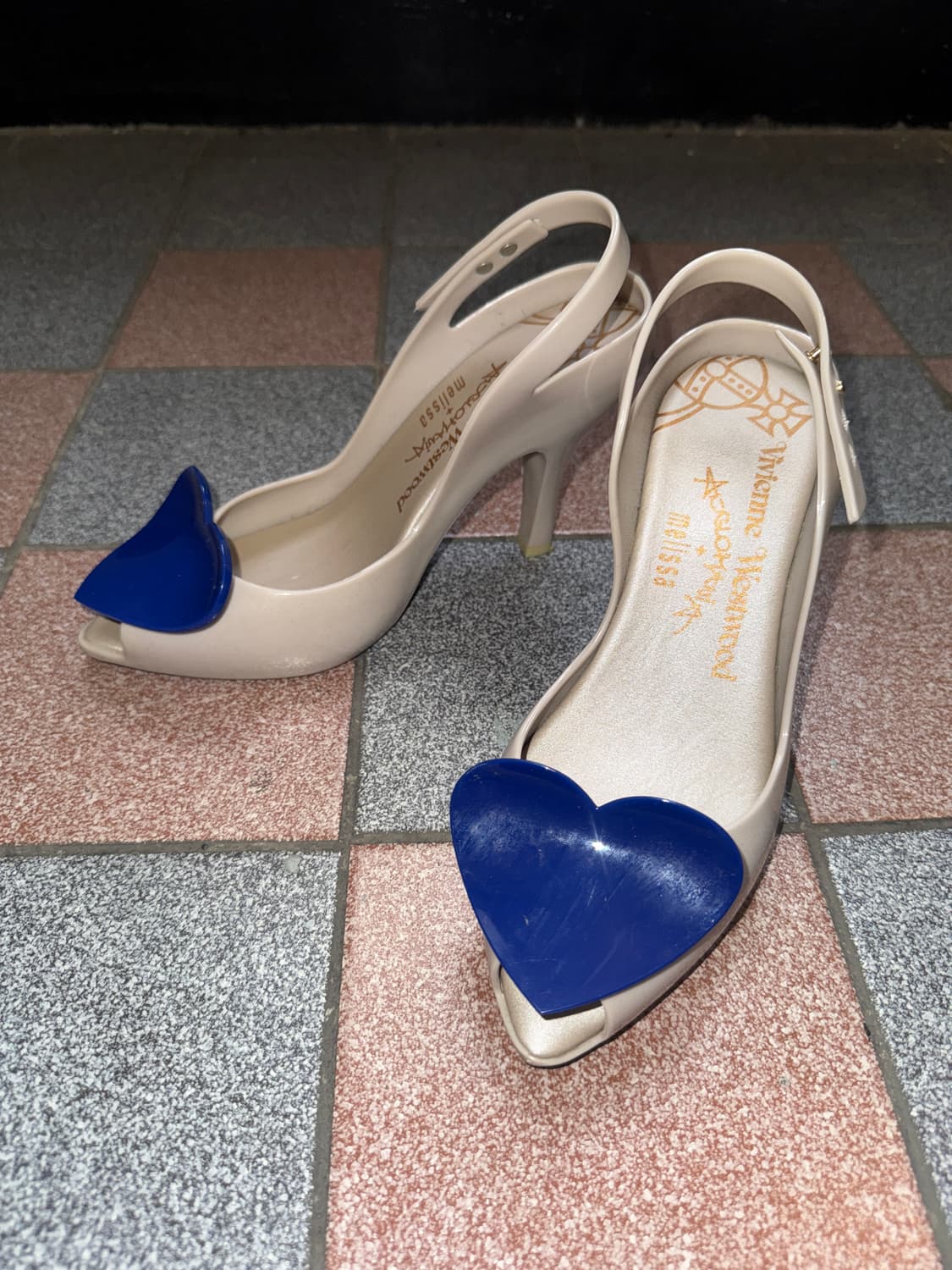 vivienne westwood X melissa blue heel 상품이미지2