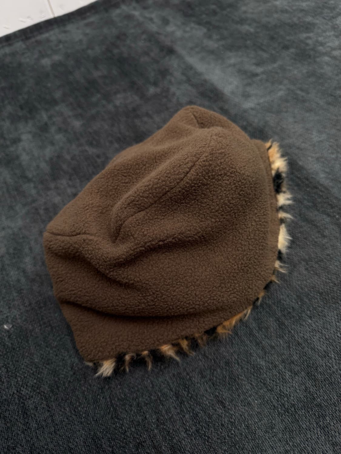 빈티지 레오파드 버킷햇 상품이미지3