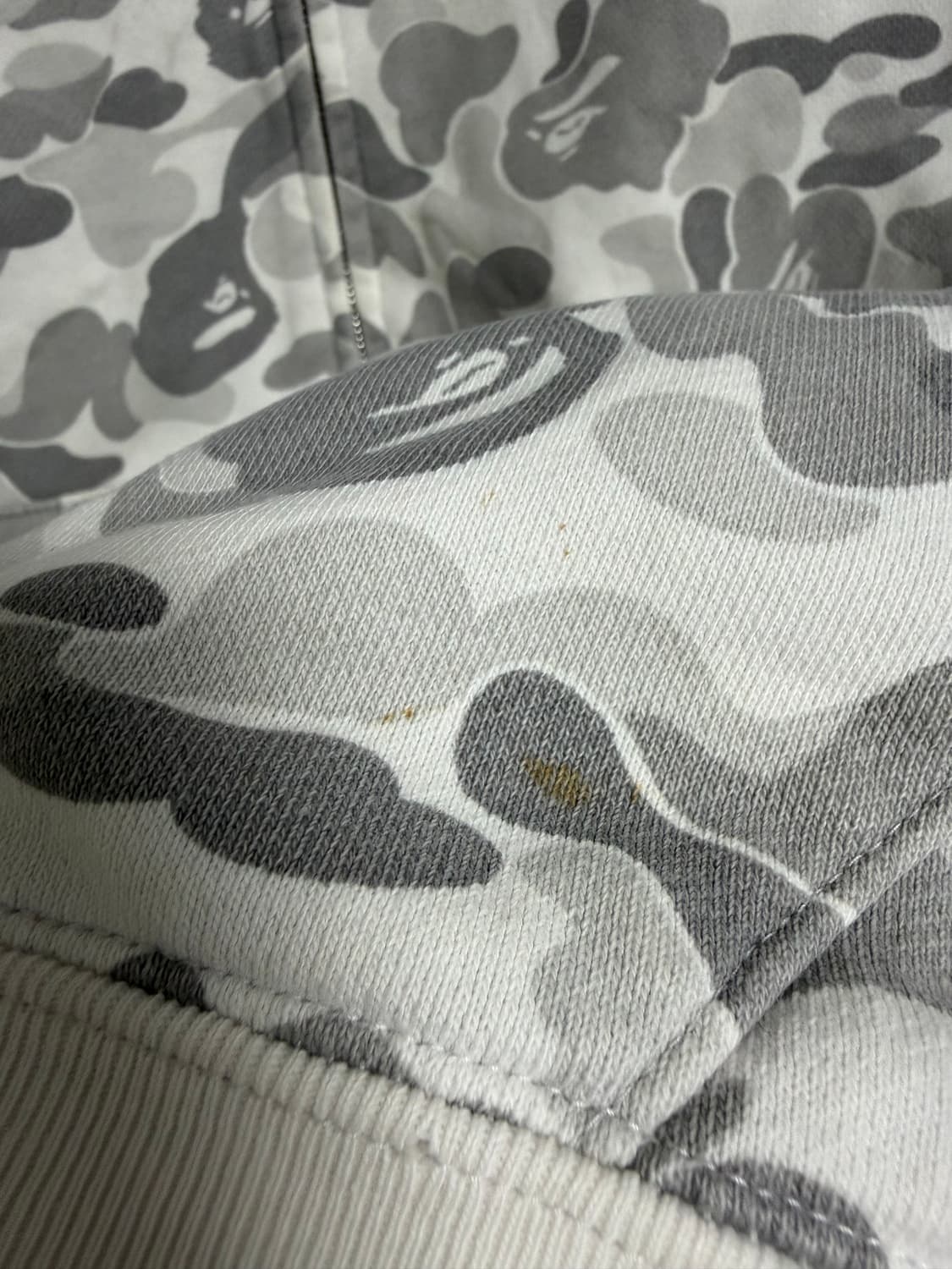 베이프 그레이 샤크 후드 집업 상품이미지10