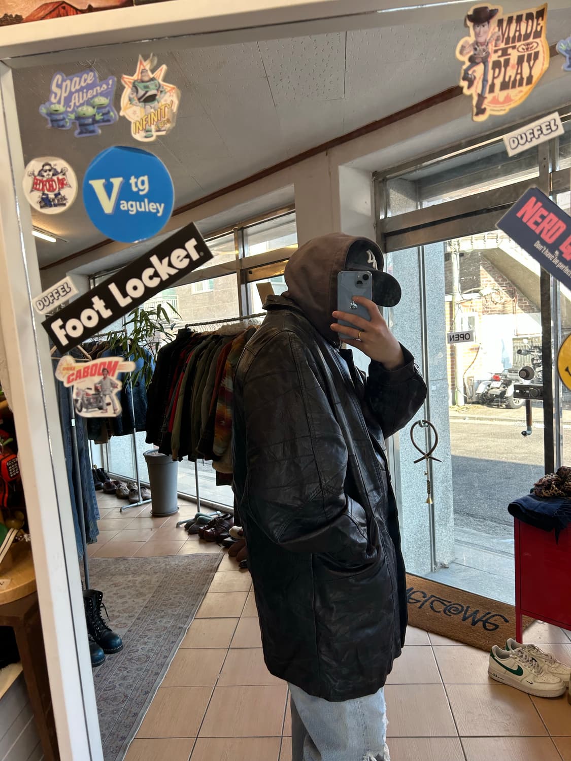 빈티지 레더 카코트  상품이미지9