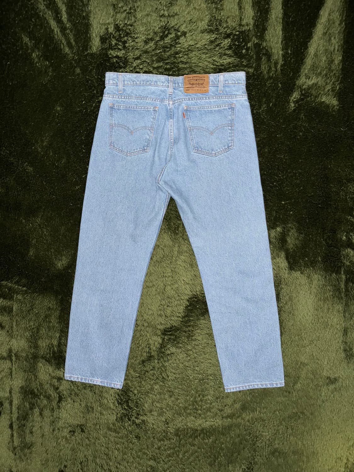 [36X30] 90s 리바이스 505 오렌지탭 데님 팬츠 인디고 상품이미지6