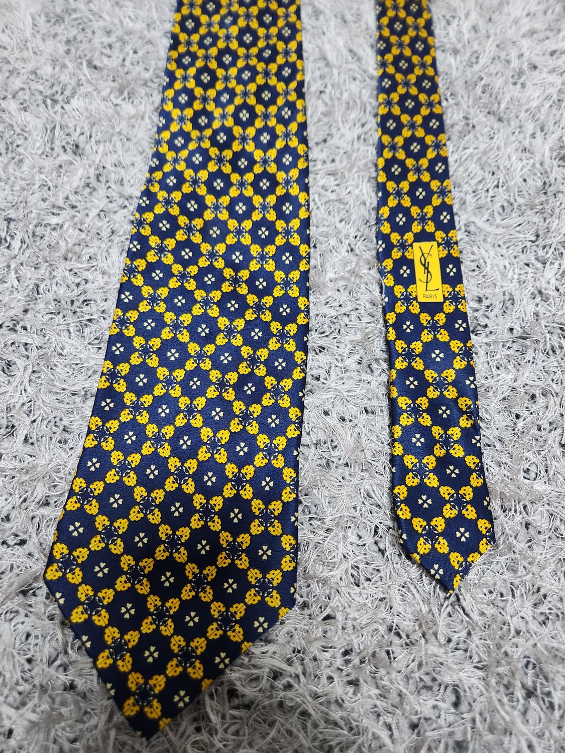 입생로랑YvesSaintLaurent  패턴 넥타이 Free - N4 상품이미지2