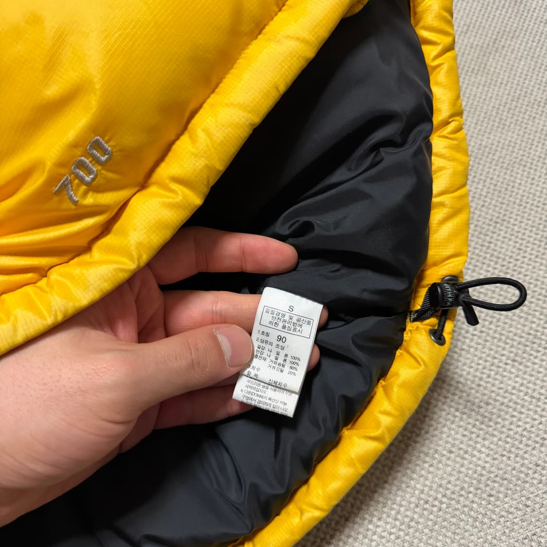 노스페이스 700 눕시 패딩조끼 상품이미지4