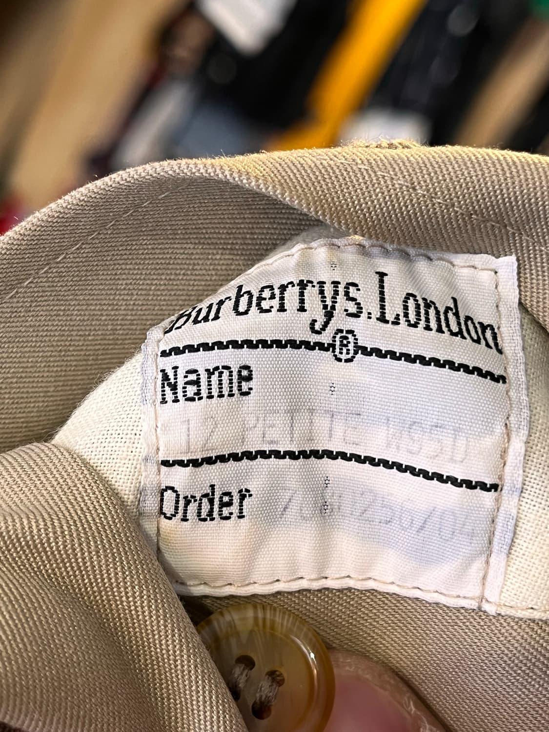 버버리 트렌치 코트 (영국제) 상품이미지7