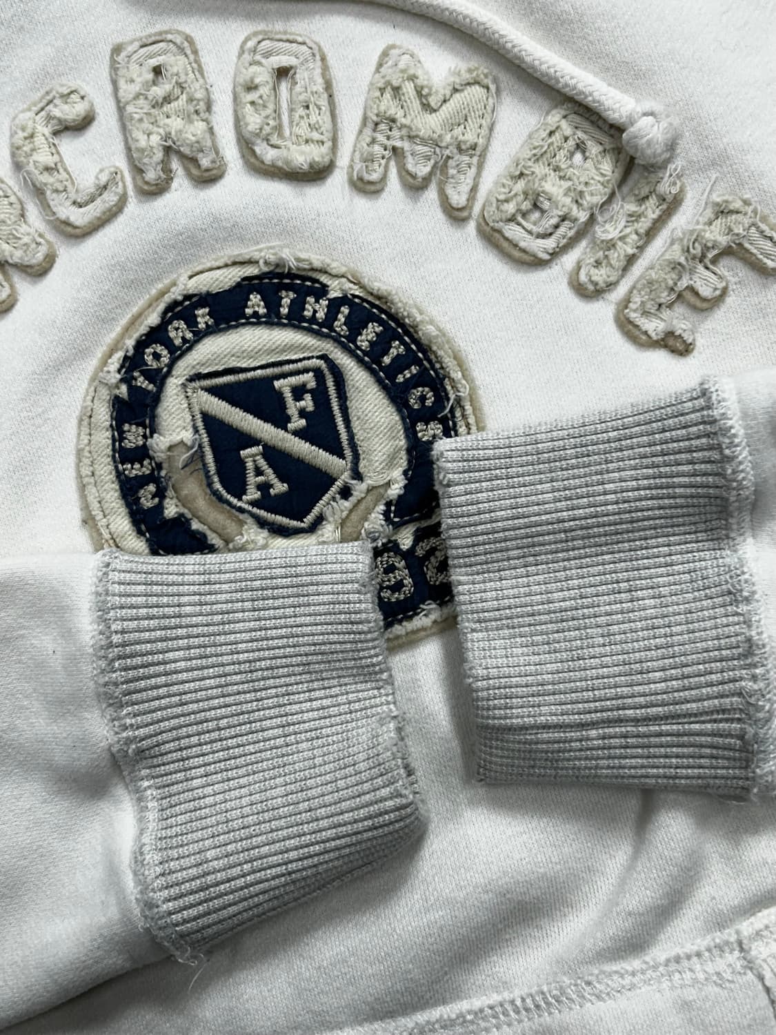 아베크롬비 y2k 데미지 기모 후드티 상품이미지6