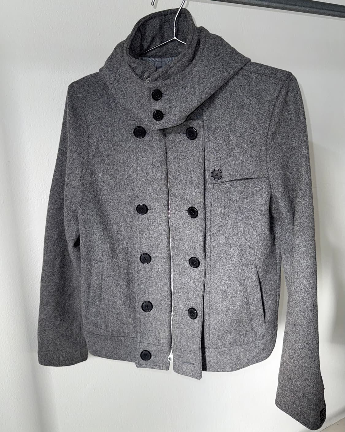 미쉘클랑 후디 울 자켓 상품이미지4