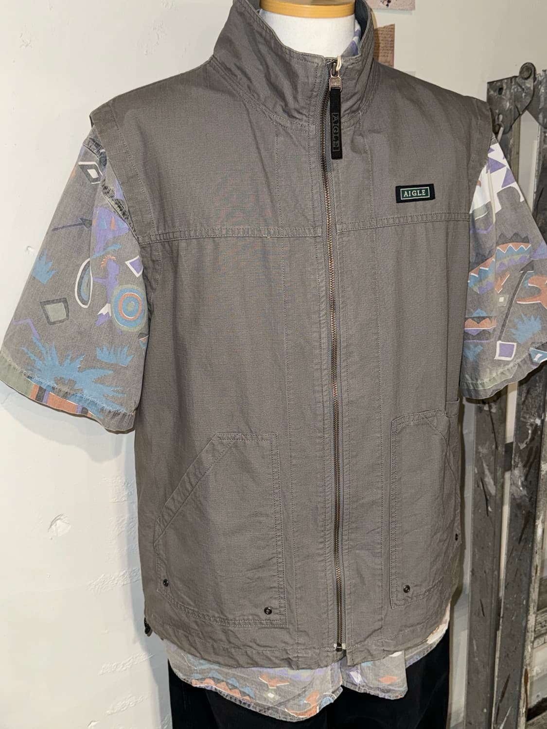 aigle 집업 조끼 상품이미지2