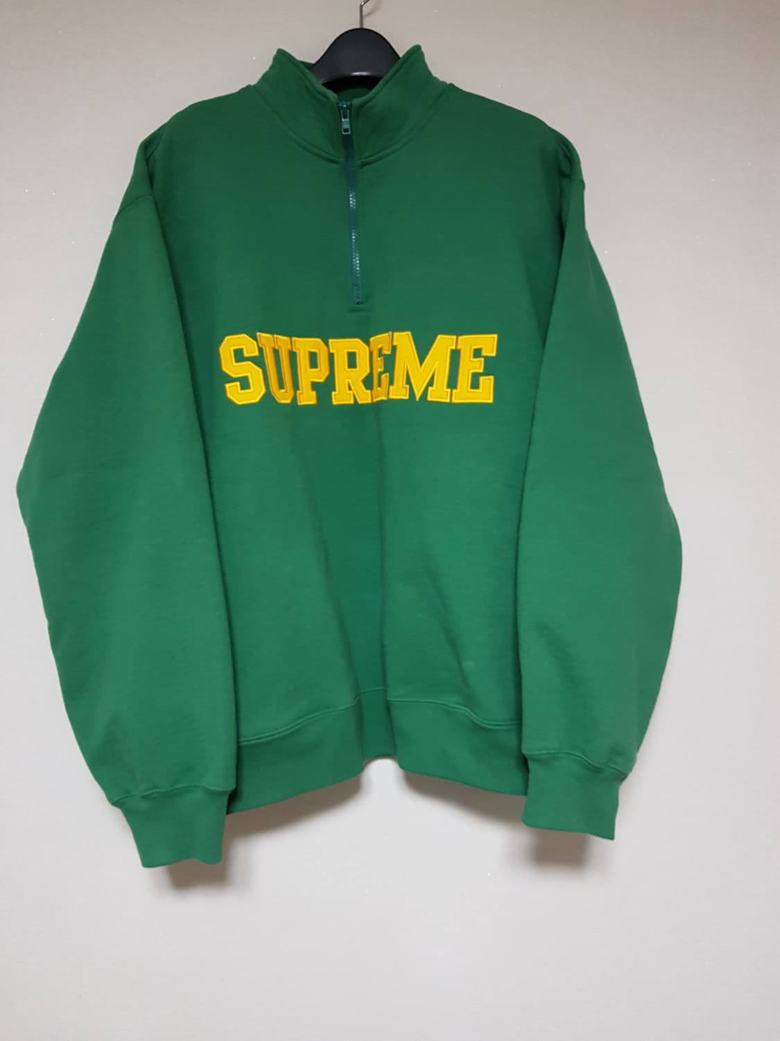 슈프림 컬리지에이트 하프 집 풀오버 맨투맨 라이트 파인 24FW 상품이미지2