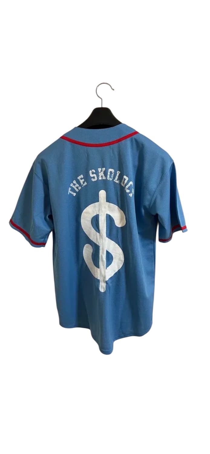 [L]스콜록트 야구 셔츠 하늘색 상품이미지3