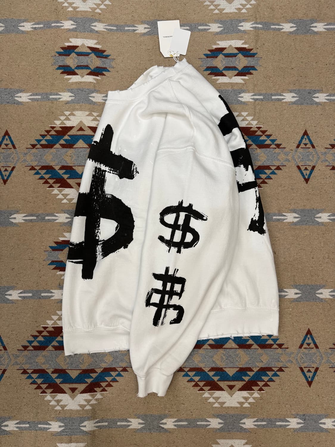 [L] 사스콰치패블릭스 빈티지 스웻 셔츠 화이트 상품이미지7