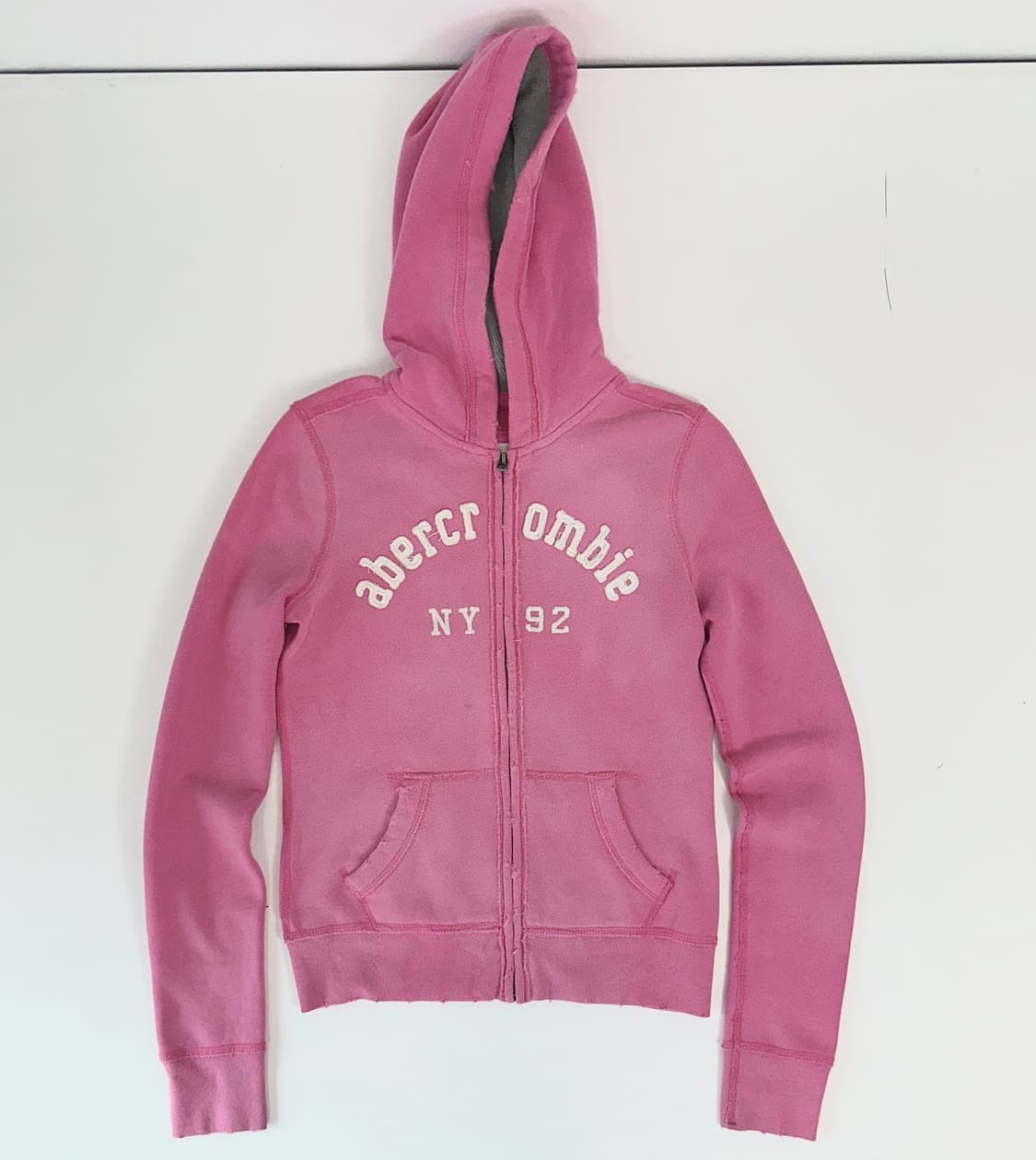Made)아베크롬비 데미지 빈티지 스펠로고 후드집업  상품이미지1