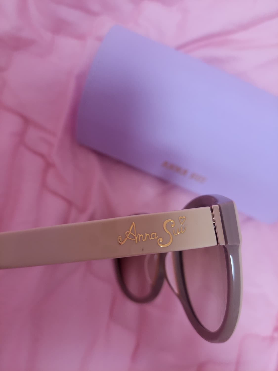 정품)급처미사용새상품!안나수이 하트로고 공주 선글라스 비비안웨스트우드st 상품이미지9