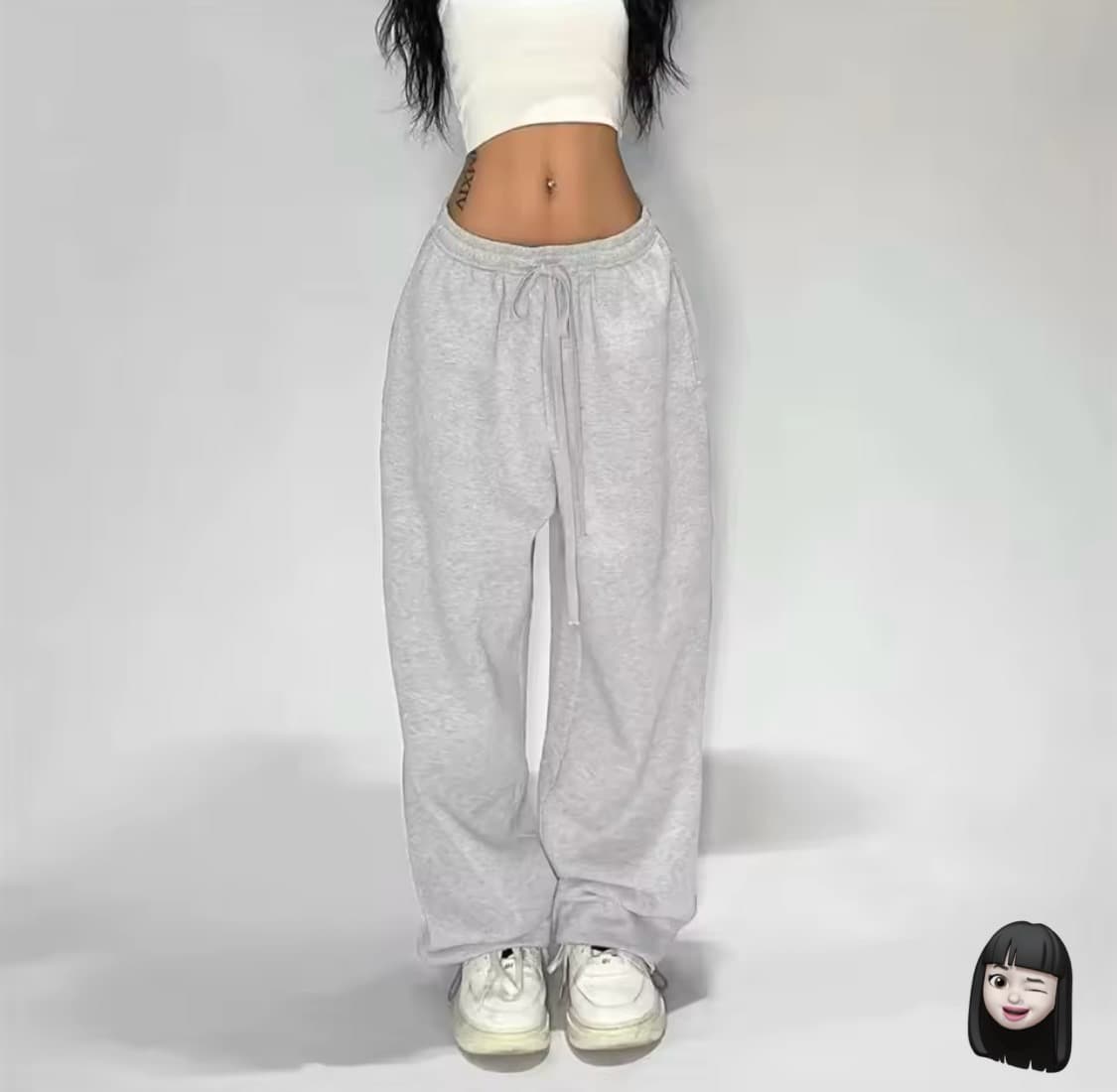 기모 와이드 팬츠 S 상품이미지1