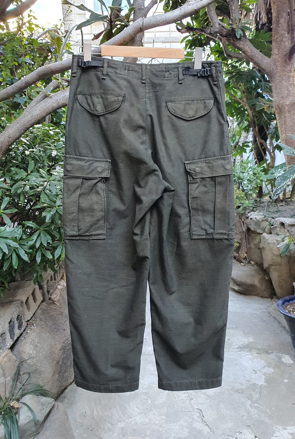 m65팬츠 빈티지 커스텀[업그레이드 버전/ 하드워싱/ 사이드지퍼] 상품이미지8