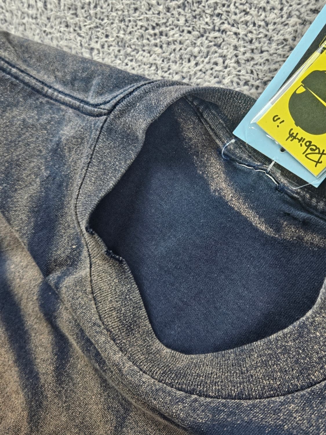 빈티지 커팅 다잉워시드 커스텀 롱 슬리브 ( M추정 ) / 11443 상품이미지8