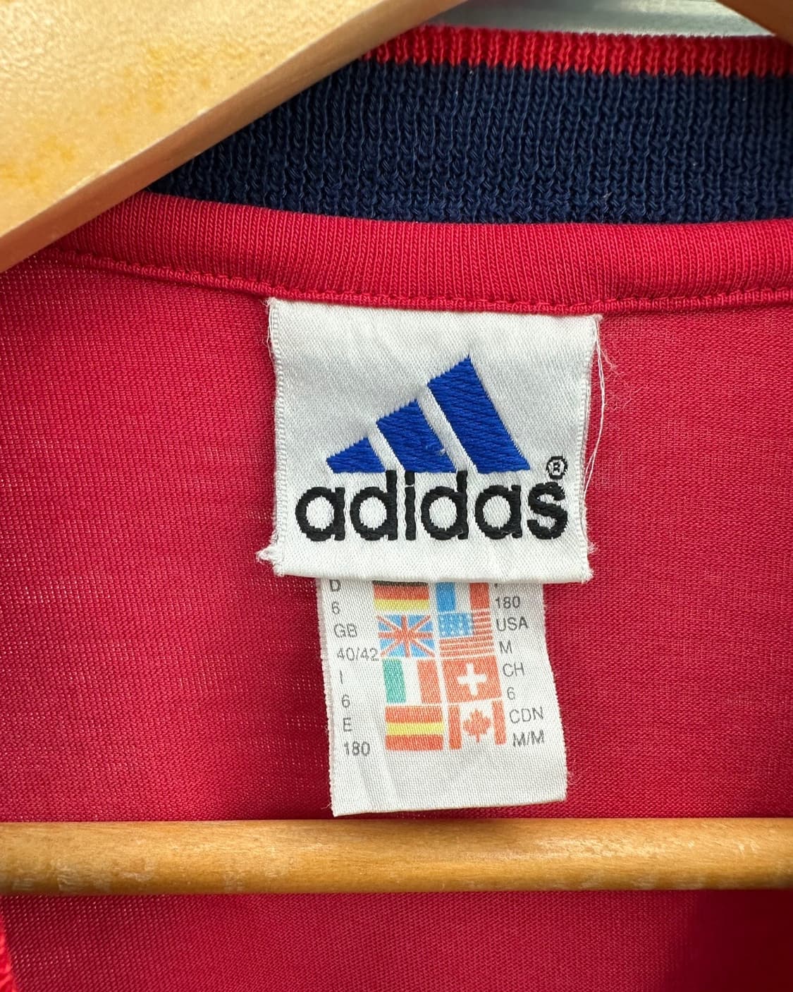 (M)90'S 아디다스 반팔-M672 상품이미지4