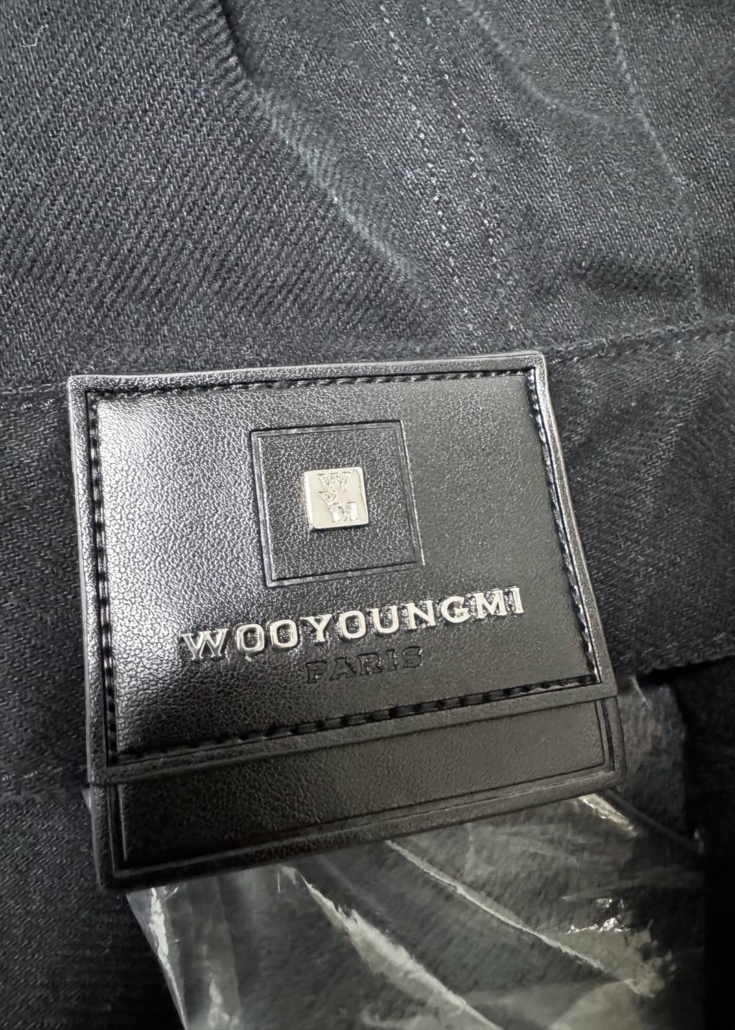 [52] 우영미 크롭 데님 점퍼 자켓 블랙 상품이미지4