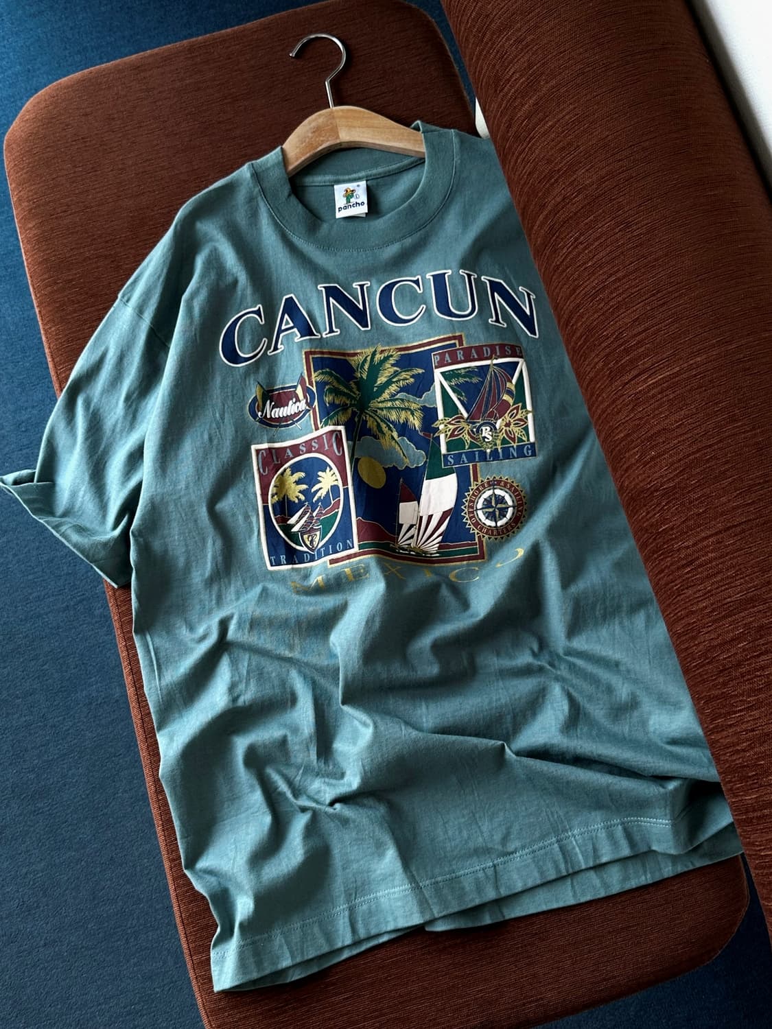 MEXICO fabric graphic printing t-shirt 상품이미지2