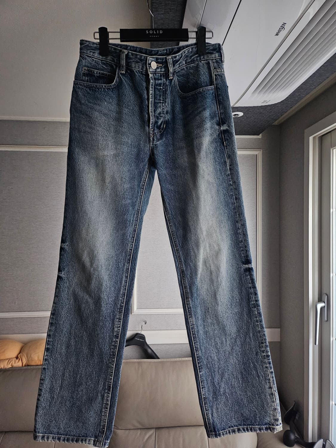 [거의 새것] 솔리드옴므 청 데님 팬츠 바지 46 상품이미지1