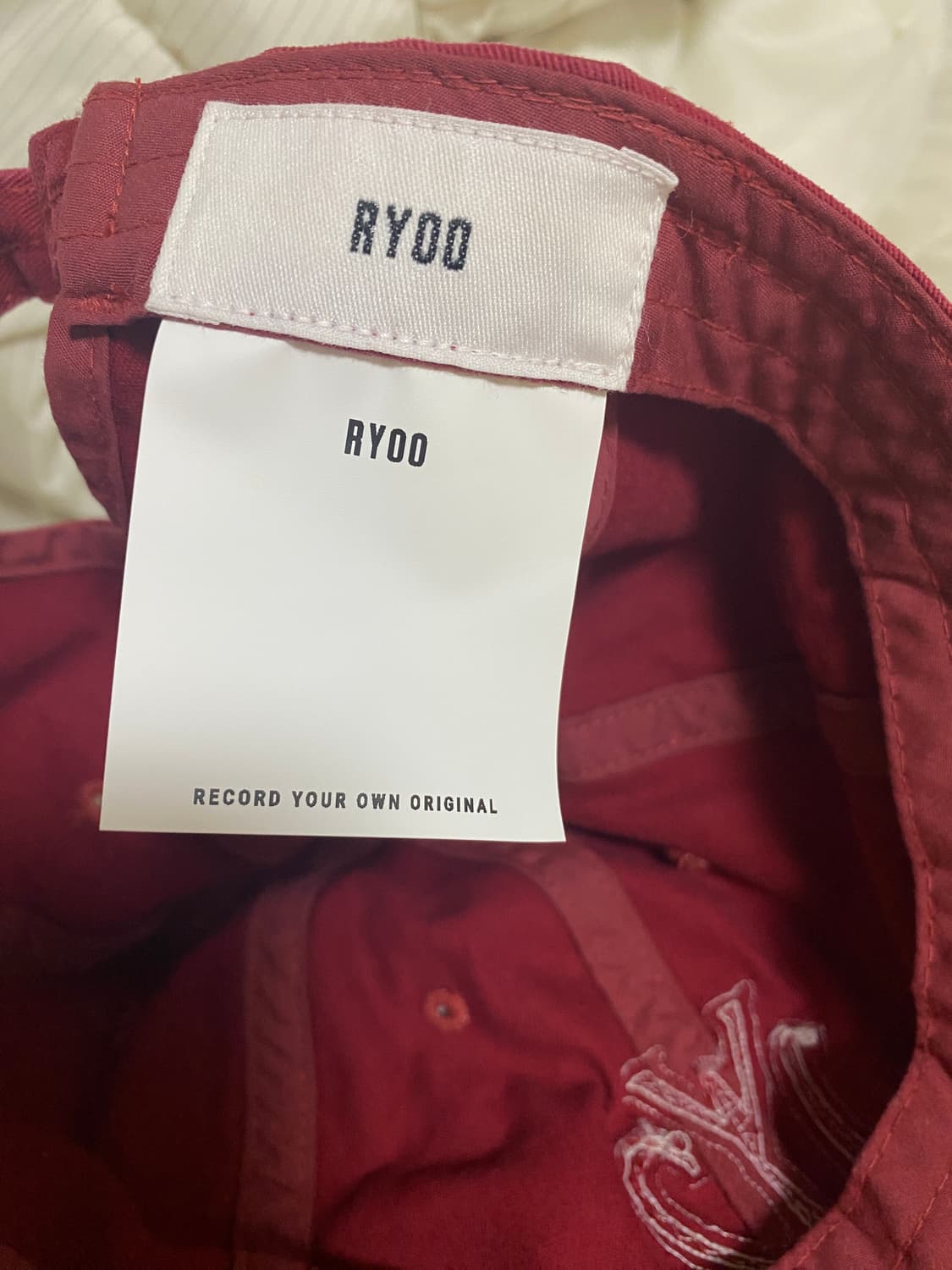 Ryoo볼캡 모자  상품이미지5