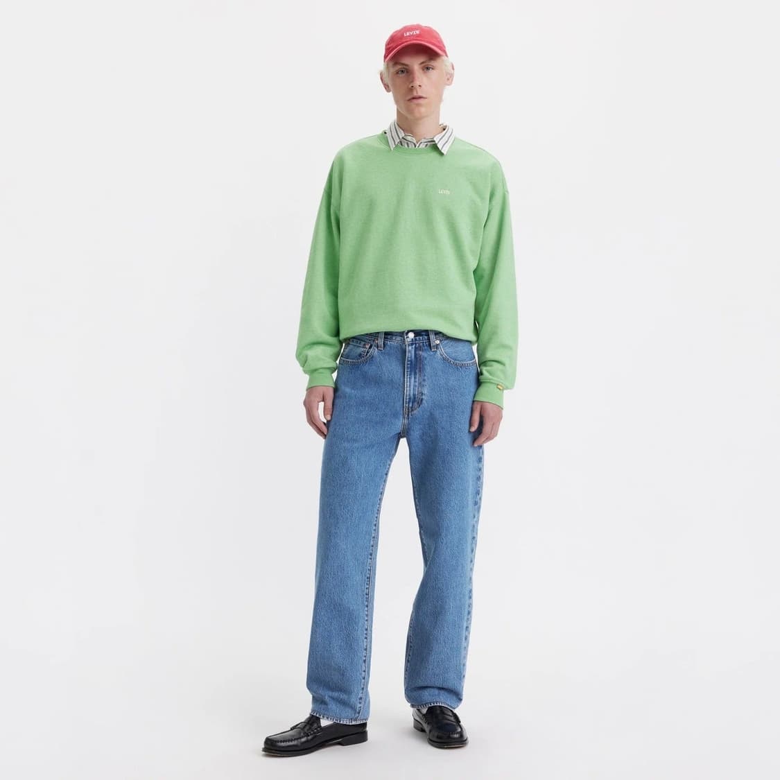 리바이스 568 프리미엄 라인 데님 32 x 32 루즈 스트레이트 상품이미지1