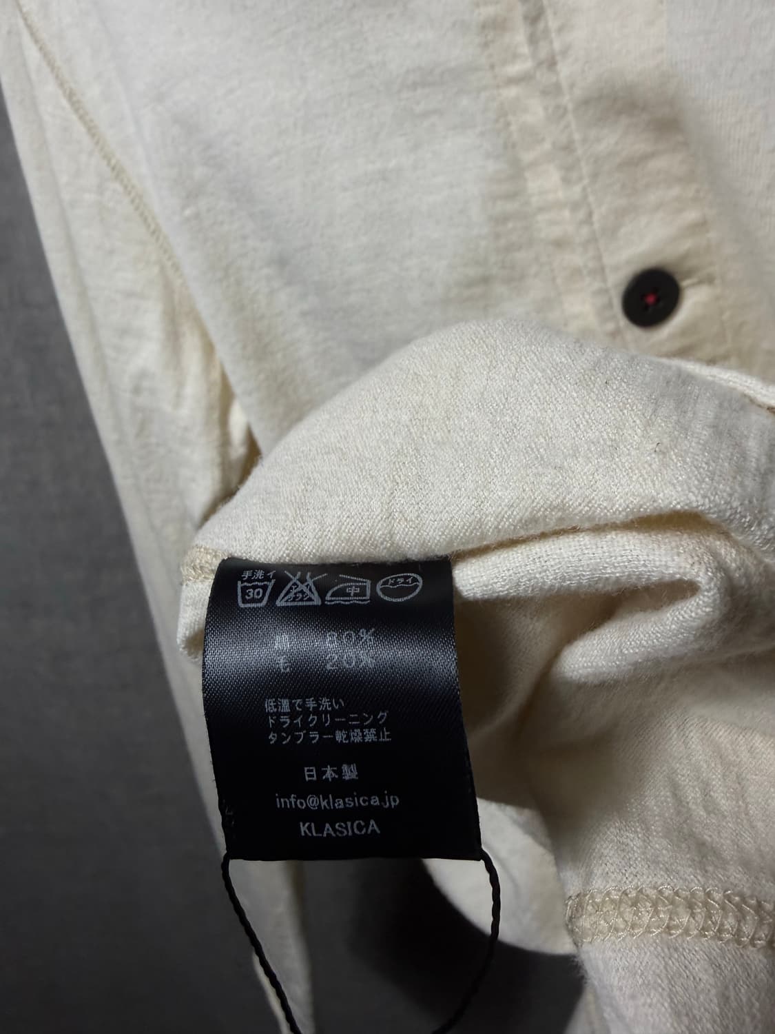 KLASICA Long Tunic Henley Neck Sleeve  상품이미지8