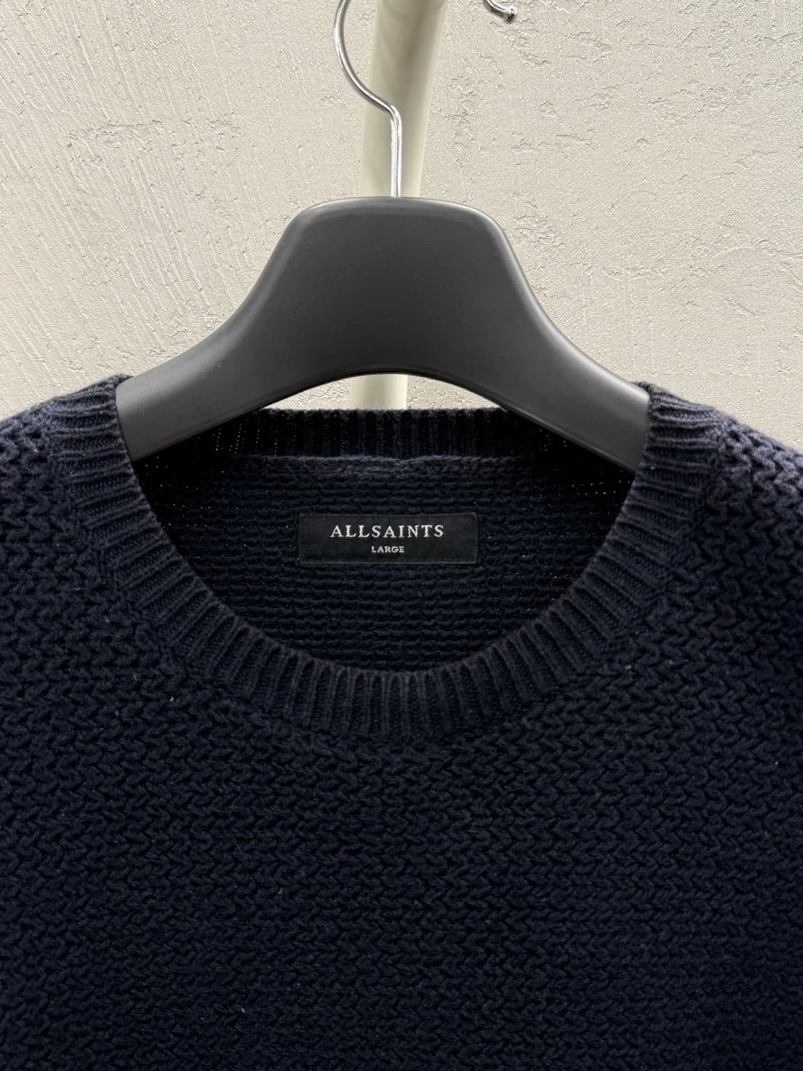 올세인츠 네이비 니트 L (185/108A) 상품이미지3