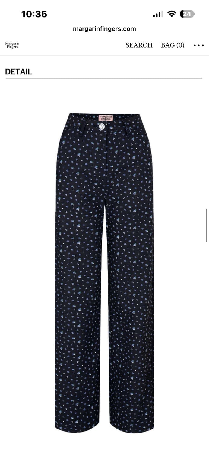 마가린핑거스 플로럴 팬츠 M 상품이미지3
