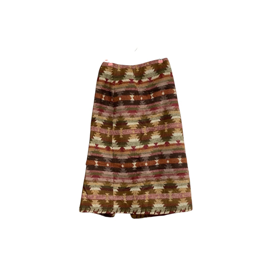 Pink ethnic pattern long skirt 상품이미지2