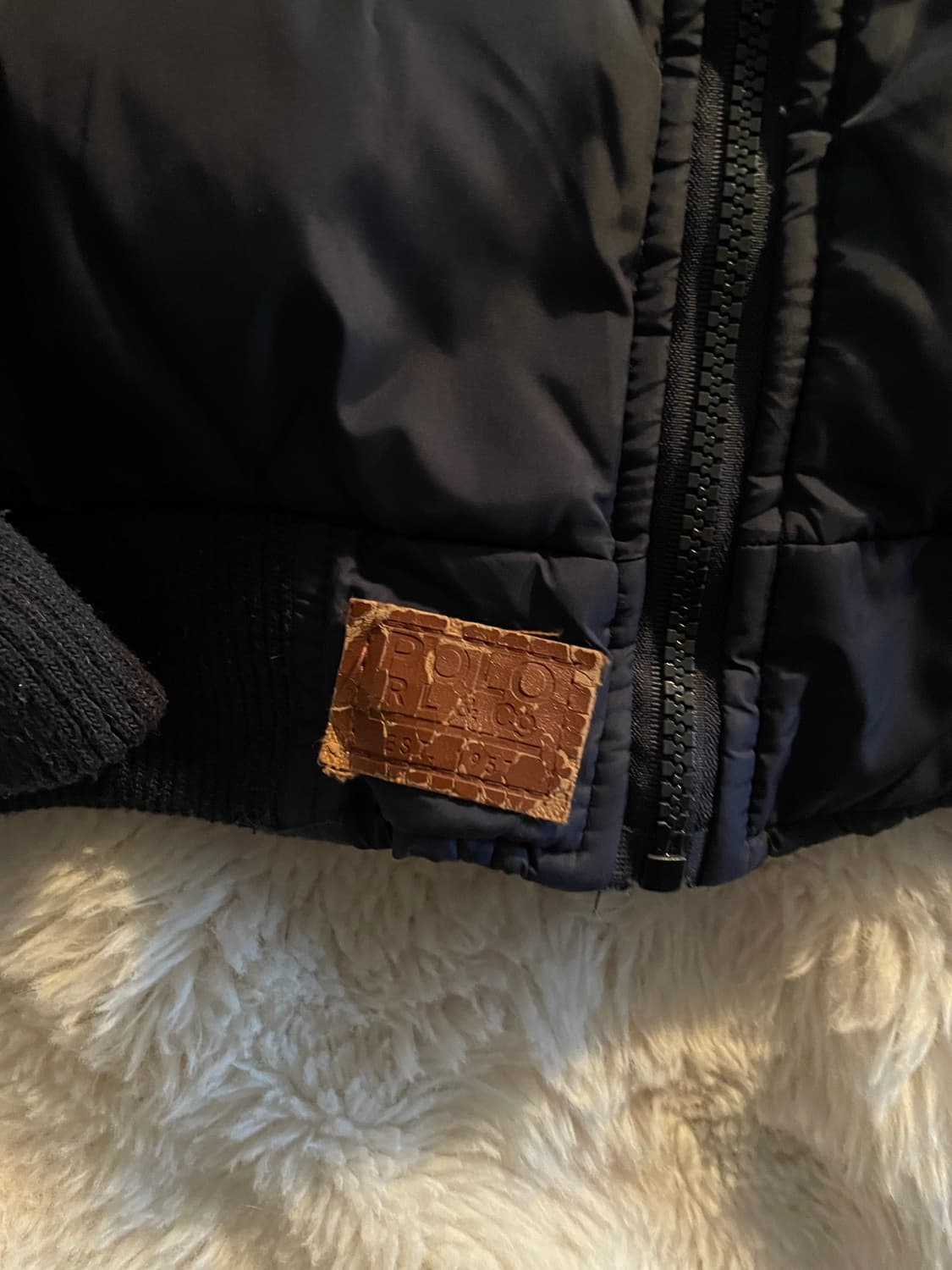 폴로 랄프 로렌 빅포니 성조기 USA 패딩 네이비 상품이미지6