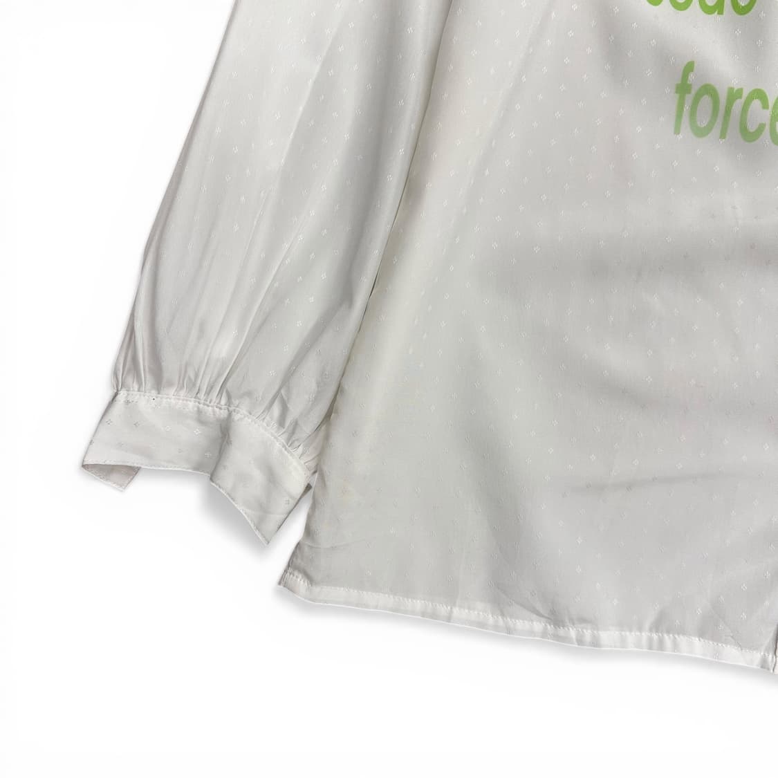 Round Collar Dot Printing Shirt 상품이미지6