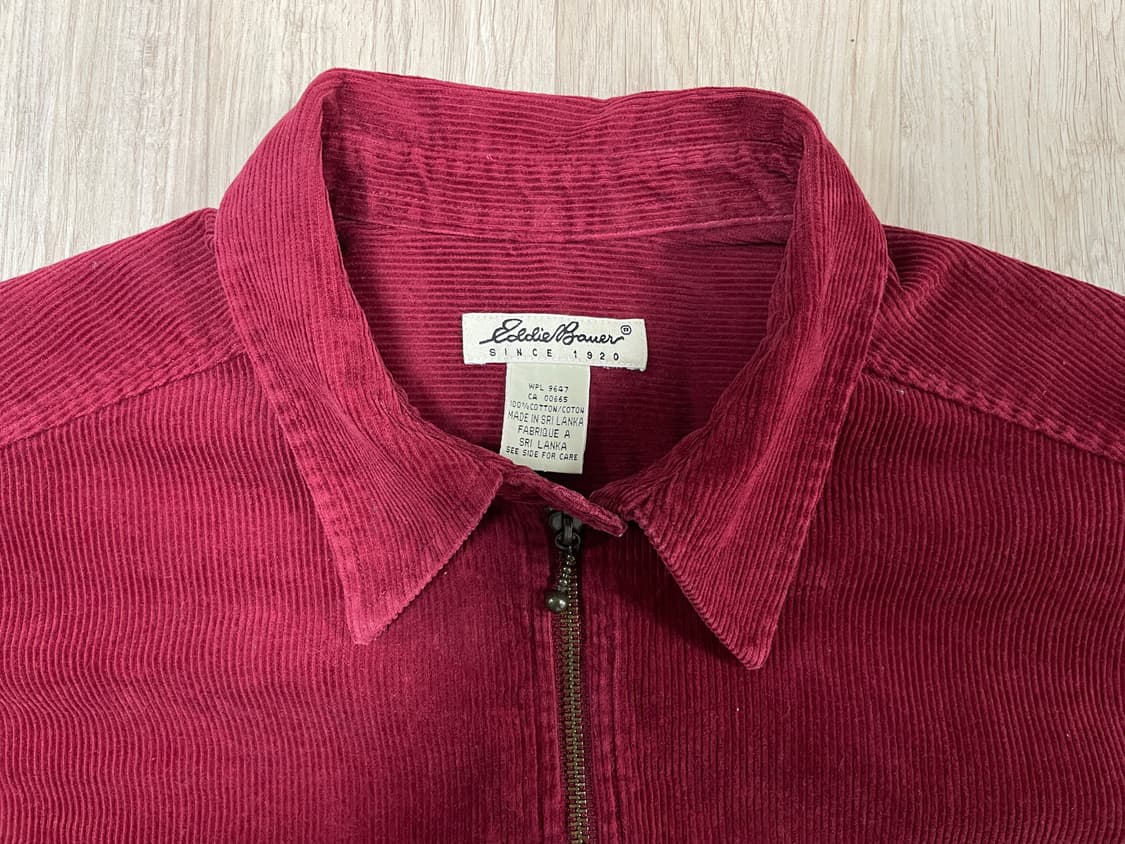 100) 90s 에디바우어 코듀로이 아노락셔츠(민트급)RRL&LVC&폴로 상품이미지3