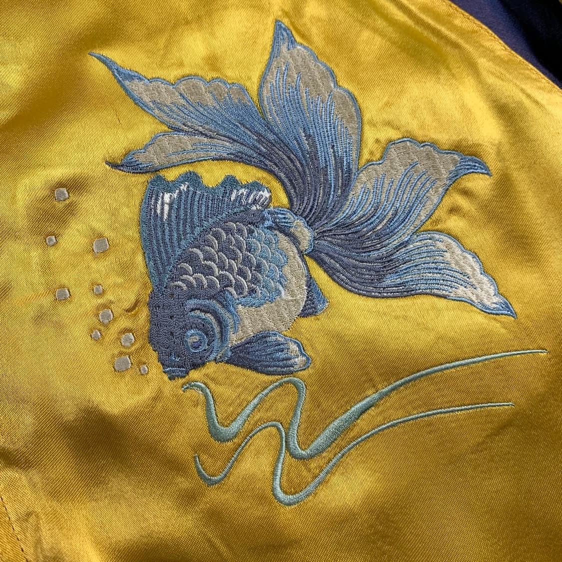 IOLANI 일본 빈티지 금붕어 스카쟌 자켓 상품이미지3