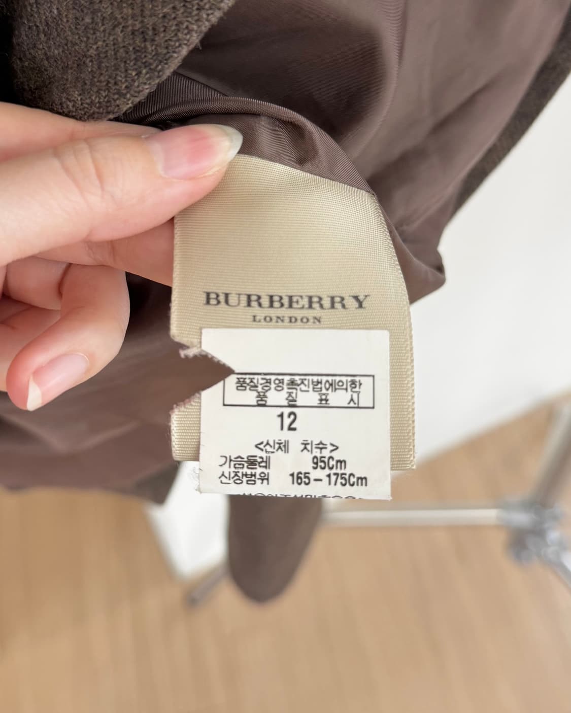 버버리 브라운 더블 포켓 버튼업 자켓 상품이미지8