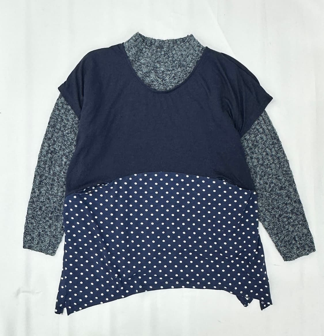 💙하구미의 도트 코디세트💙 레이어드 그런지 러블리 에스닉 일본빈티지 상품이미지3