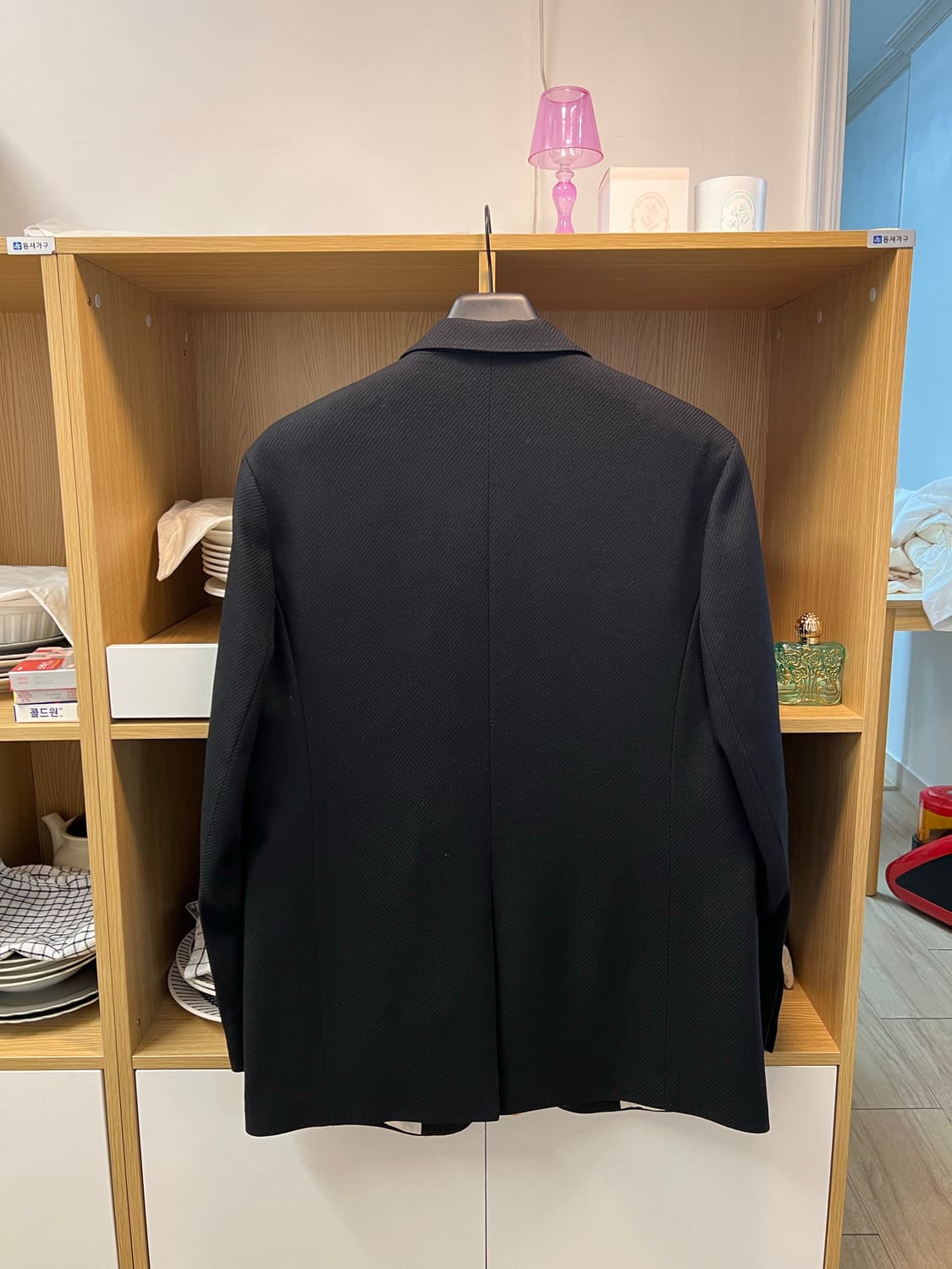 리트 울 실크 피크드 블레이져 상품이미지4